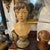 A Neo Classical Revival Hand-Painted Sicilian Terracotta Bust of a Young Boy For Sale - Image 13 of 15
