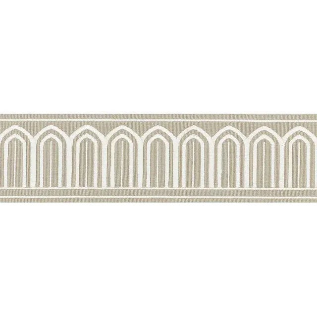 This stylized scallop design boasts undeniable architectural influences. Sold as a 2-yard minimum Content: 84% Cotton ,...