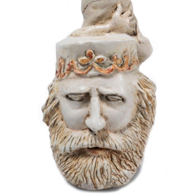 Terracotta Garibaldi's Pipe from Porcellane D'arte Agostinelli For Sale - Image 3 of 5