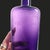 Victorian Early 20th C. Amethyst Embossed Half-Pint Whiskey Bottle For Sale - Image 3 of 12