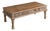 Carved Takhat Coffee Table, 1940s For Sale