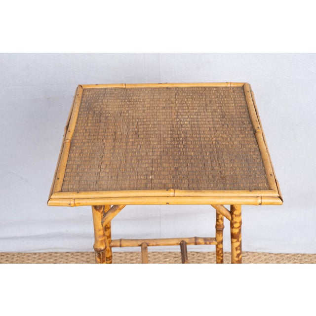 19th Century Bamboo Occasional Table For Sale - Image 4 of 6