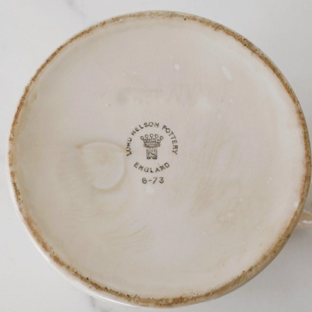 Late 20th Century English Ironstone "Lord Nelson Pottery" Milk Pitcher/Carmel Color For Sale - Image 5 of 5