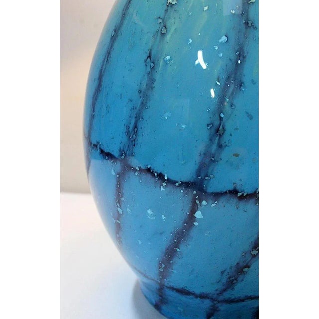 White & Blass Glass Table Lamp, 1950s For Sale - Image 12 of 18