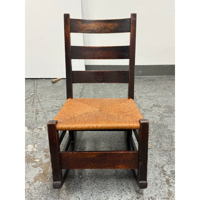 Design Plus Gallery presents the antique Model No. 305 Sewing Rocker by Gustav Stickley. Dating to circa 1904–1906, the...