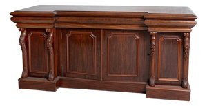 Antique Victorian Four-Door Sideboard, England, 19th Century