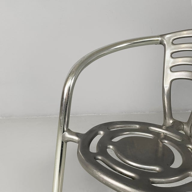 Italian Modern Boulevard Aluminium Chairs by Y Ferdinand Alexander Porsche for Ycami, 1990s, Set of 8 For Sale - Image 6 of 18