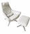 A striking B&B Italia Metropolitan lounge chair and matching ottoman, designed by Jeffrey Bernett and purchased new in...