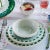 Create a confident, colorful table with the Lisbon Green Stitch Salad Plate as your starting point. Made to be mixed and...