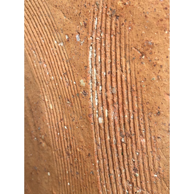 18th Century Large Terracotta Hand Carved French Biot Pot For Sale - Image 10 of 13