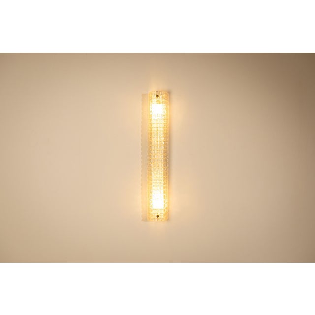 Venini Large Murano Glass Wall Lamp from Venini, Italy, 1970s For Sale - Image 4 of 13