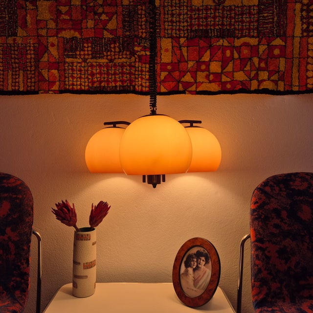 Space Age Hungarian Pendant Lamp from Szarvasi, 1960s For Sale - Image 11 of 13