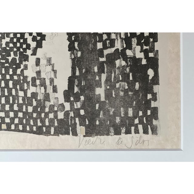 Maria Helena Vieira da Silva lithograph — “La Chambre,” 1977, a signed and numbered edition (79 99) printed and published...