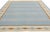 Mid-Century Modern Scandinavian Sky Blue Swedish Röllakan Rug - 06'01 X 09'08 For Sale - Image 3 of 9