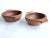 Offered is a set of 2 hand carved Taverneau wood snack or trinket bowls in the style of Arthur Umanoff. Both have their...