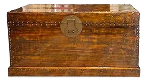 1970s Lacquer Captain Trunk