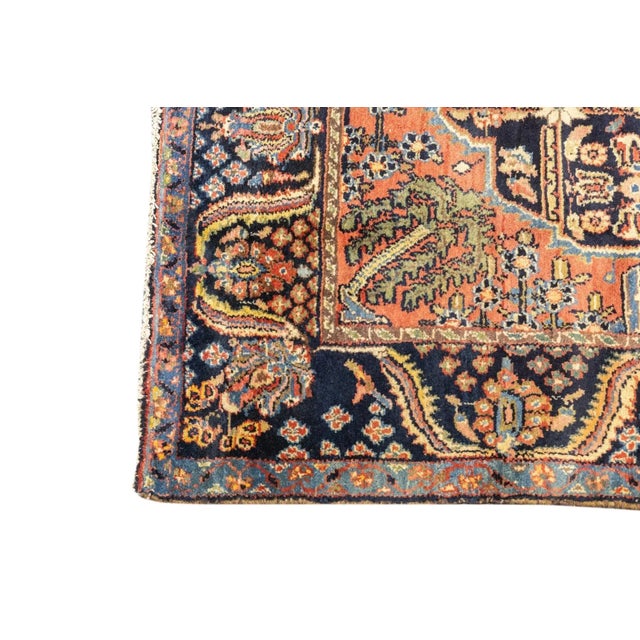 Antique Kashan Rug 4'8'' x 6'11'' For Sale - Image 11 of 12
