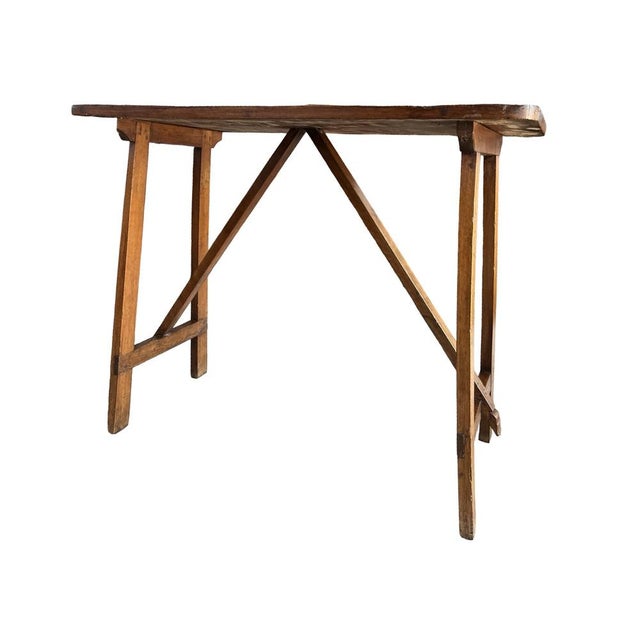Rustic Antique Italian Capretta Side Table, 1800s For Sale - Image 3 of 13