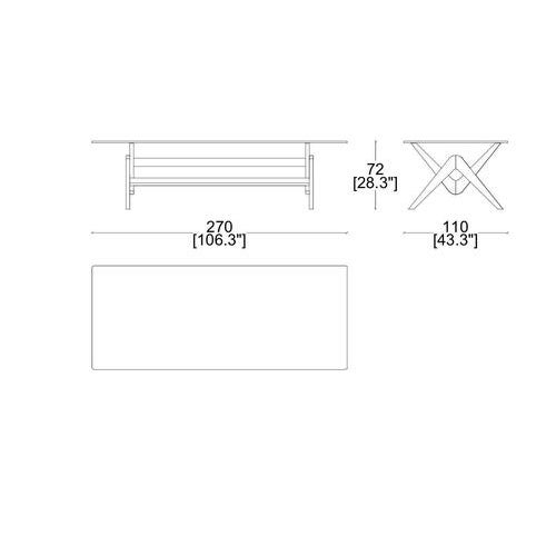 Cassina 056 Capitol Complex Dining Table and Chairs by Pierre Jeanneret for Cassina, Set of 5 For Sale - Image 4 of 9