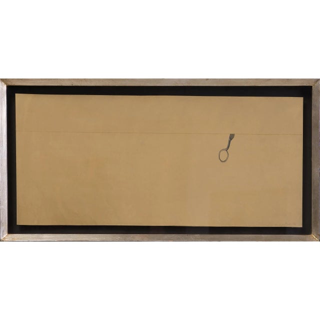 1970s Untitled Gouache & Pencil on Paper by Hernández Pijoan, 1971 For Sale - Image 5 of 5