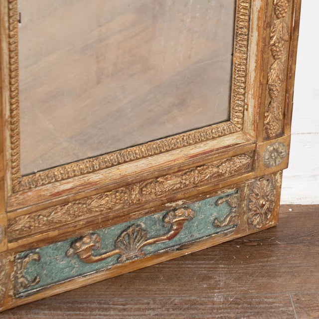Early 19th Century Swedish Gold Gilt Trumeau Mirror For Sale - Image 11 of 13