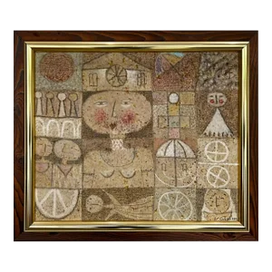 Vintage Ezio Colosimo Geometric Abstract Painting