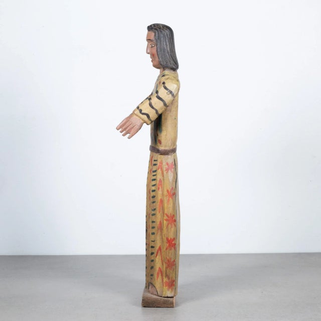 Mid 20th C. Carved Wooden Santo C.1950 For Sale - Image 4 of 7