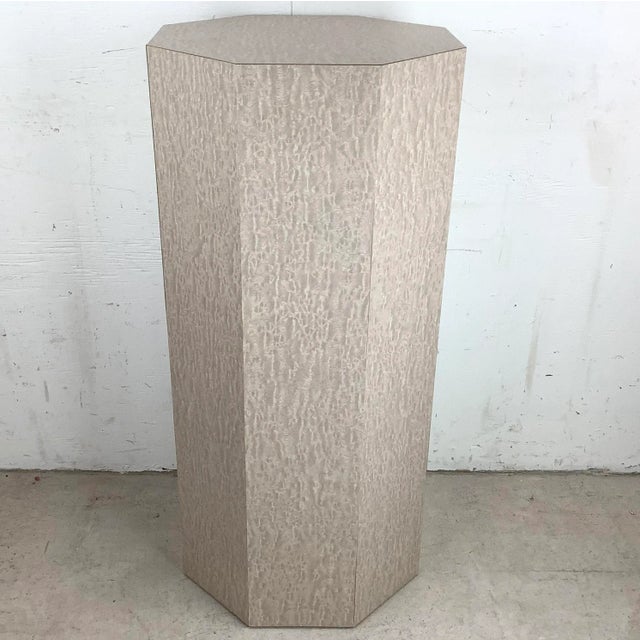 Tall Vintage Modern Display Pedestal For Sale - Image 4 of 13