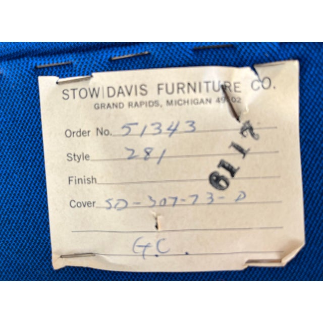 Blue A Pair of Mid-Century Modern Bubble Chairs by Stow & Davis. Circa 1970s For Sale - Image 8 of 12