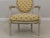 Pair French Louis XVI Palm Tree Upholstered Open Armchairs For Sale - Image 9 of 13