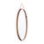 An elegant oval wall mirror framed in solid teak, suspended by a woven cord with leather details. A piece that blends...