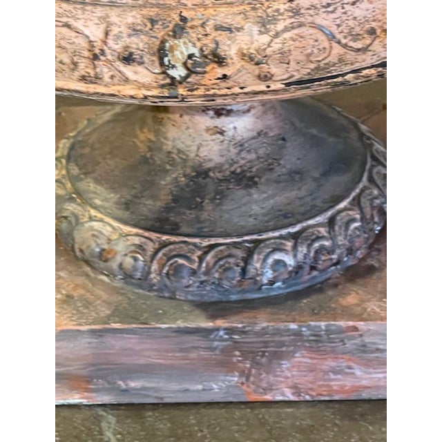 19th C. French Iron Planter For Sale In Dallas - Image 6 of 8