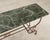 French Belle Époque Steel Marble Bronze Pâtisserie Table Console For Sale - Image 13 of 18