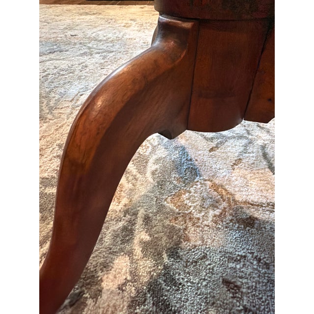 18th Century American Federal Cherry Tripod Candle Stand Table For Sale - Image 17 of 18