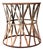 Vintage Patinated Metal Table Pedestal For Sale