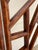 Organic Modern Geometric Wood Three-Panel Folding Screen Room Divider For Sale - Image 9 of 10
