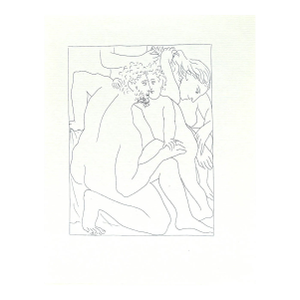 Picasso 4 Deucalion and Pyrrha Create a New Human Race