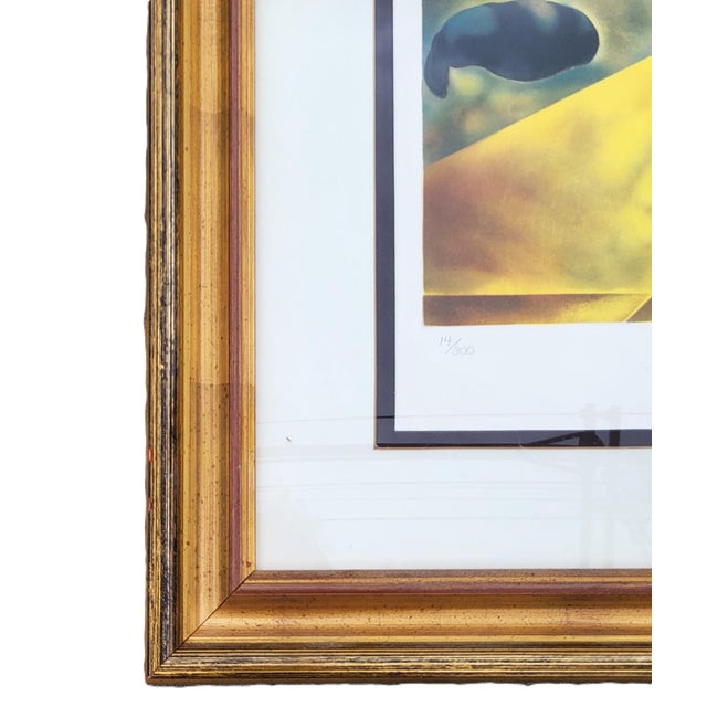 Rare Hand Signed Salvador Dali Lithograph "Railway Station at Perpignan" Ap 14/300 For Sale - Image 13 of 16