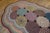 Beautifuly Soft Multi Color Ground With Colorful Circles Oval Antique American Braided Rug For Sale - Image 11 of 15