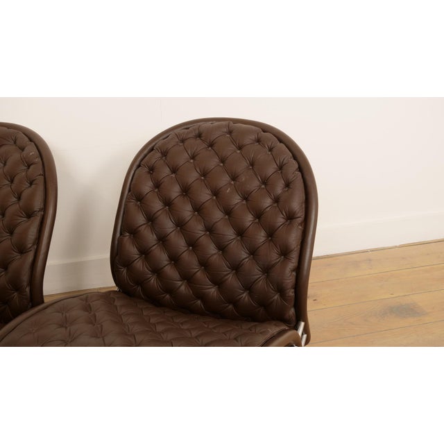 Animal Skin G de Luxe System 1-2-3 Easy Chair by Verner Panton for Fritz Hansen, 1970s, Set of 2 For Sale - Image 7 of 18