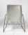 2000s Modern Chair With Chromed Frame and Faux Wicker Seat For Sale - Image 4 of 10