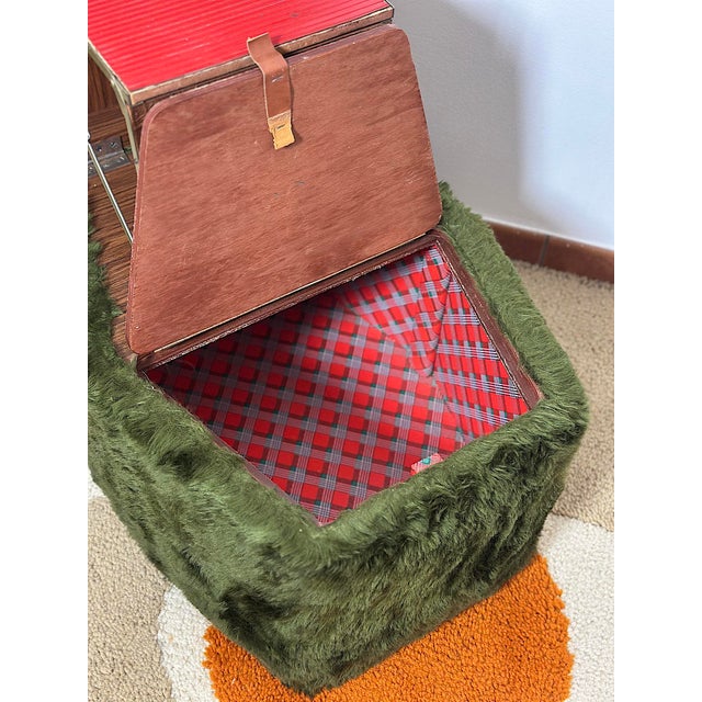 Vintage Ottoman, Italy, 1970s For Sale - Image 9 of 16