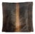 Reversible 16” X 16” Premium Brazilian Watusi Cowhide Pillow Cover – Sculptural Spine Composition - Handcrafted by Pablo Sota Designs. For Sale