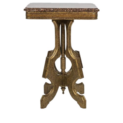 Rustic European Bronze Accent Table Chairish