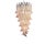 Suspended Like a Dream of Blush Light Suspended like a whisper of velvet light, this Murano glass chandelier in blush pink...