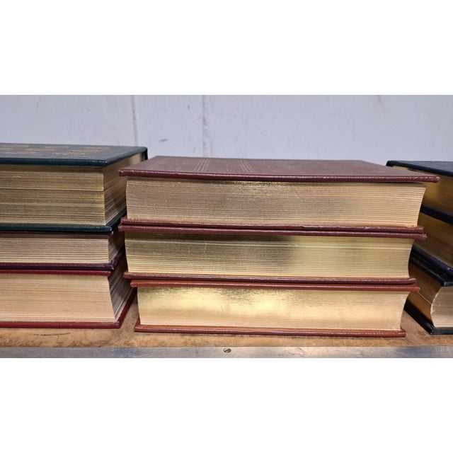 Easton Press Library of the Presidents Set of 9 Leather Books For Sale - Image 10 of 17