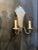 Silver 1920s Silver Plated Sconces With Etched Mirror For Sale - Image 8 of 8