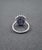 Metal 2.00 Ct Natural Sapphire & Diamond Ring, Size 7 For Sale - Image 7 of 9