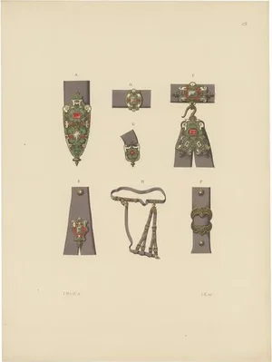 Hefner-Alteneck, A Sword Belt with Decorations, 1890, Print