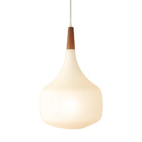 Ceiling Lamp in Milk Glass by Uno & Östen Kristiansson for Luxus, 1960s For Sale